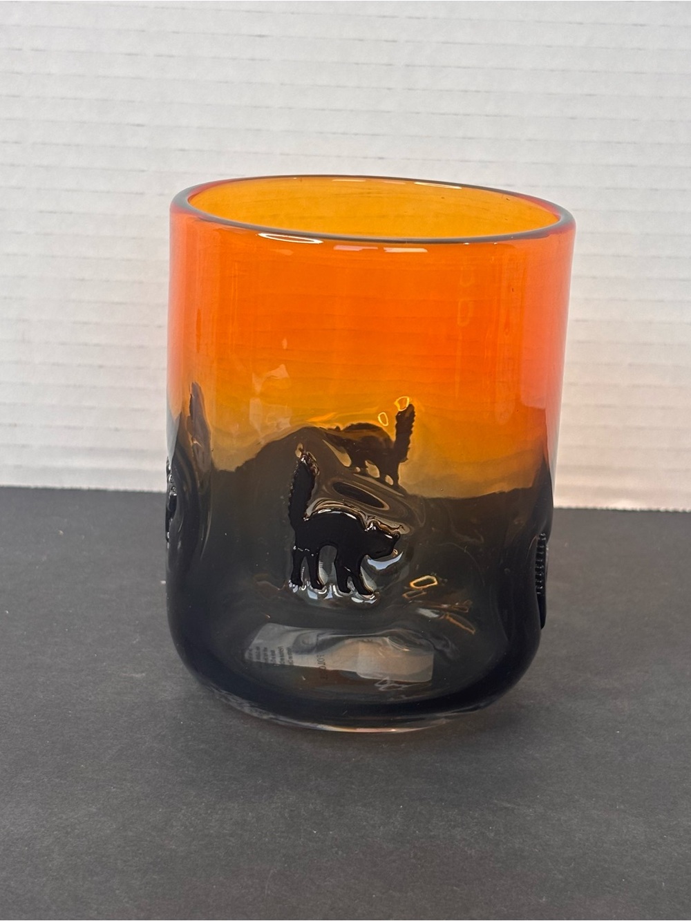 NEW Anthropologie Mystic Halloween Scaredy Cat Icon Juice Glass 17.9 OZ - Picture 7 of 11